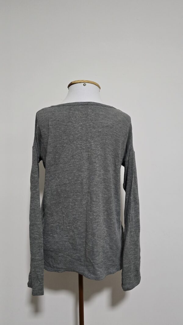 Blusa Cinza Manga Longa - Image 2