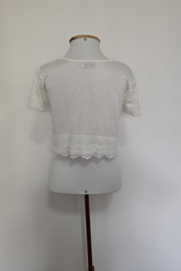 CROPPED BRANCO TRICOT - Image 2
