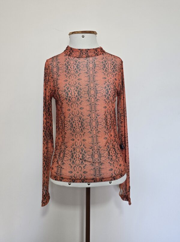BLUSA LARANJA TULE