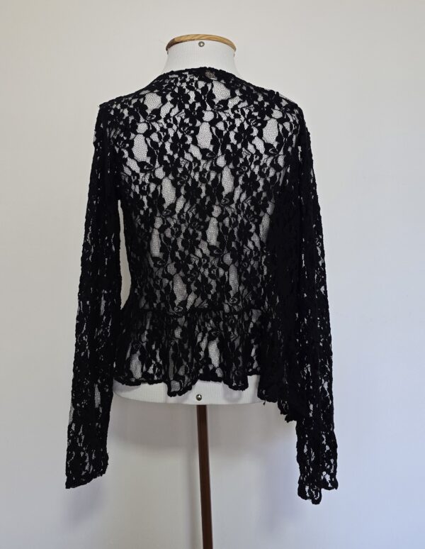 CARDIGAN PRETO RENDA - Image 2