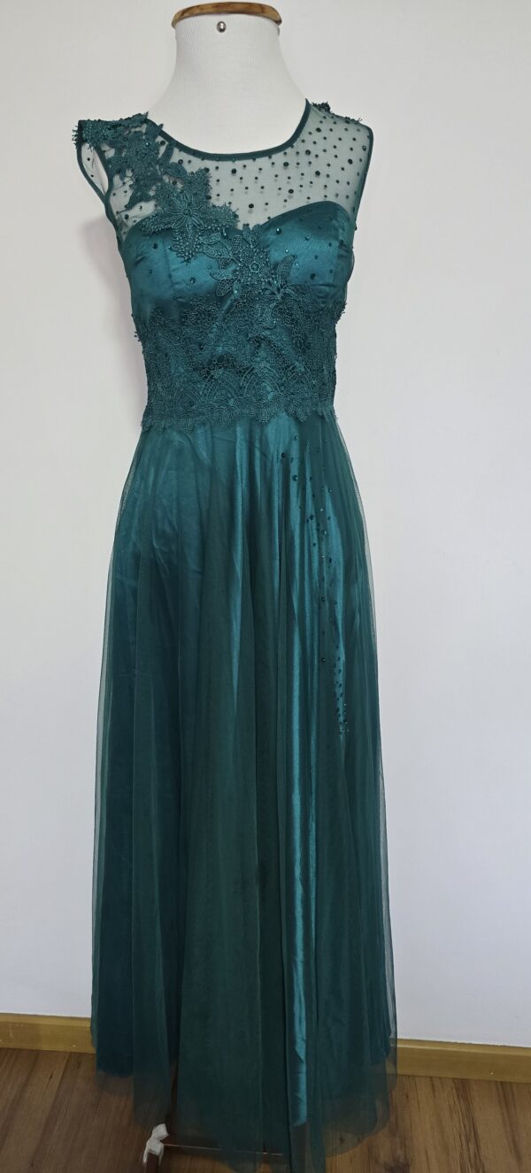 VESTIDO FESTA VERDE C/BOJO