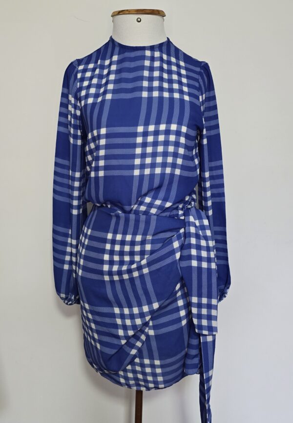 VESTIDO VICHY AZUL