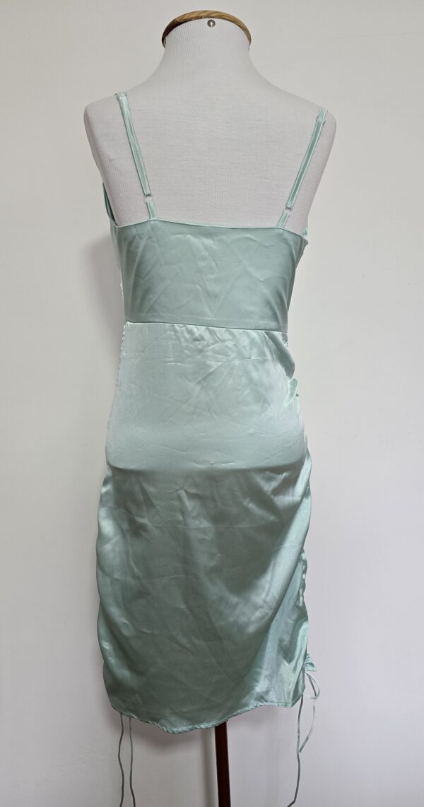 VESTIDO CETIM VERDE TIFFANY - Image 2