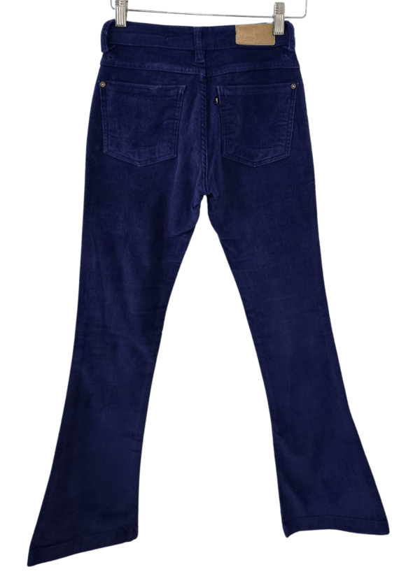 CALÇA FLARE VELUDO AZUL - Image 2